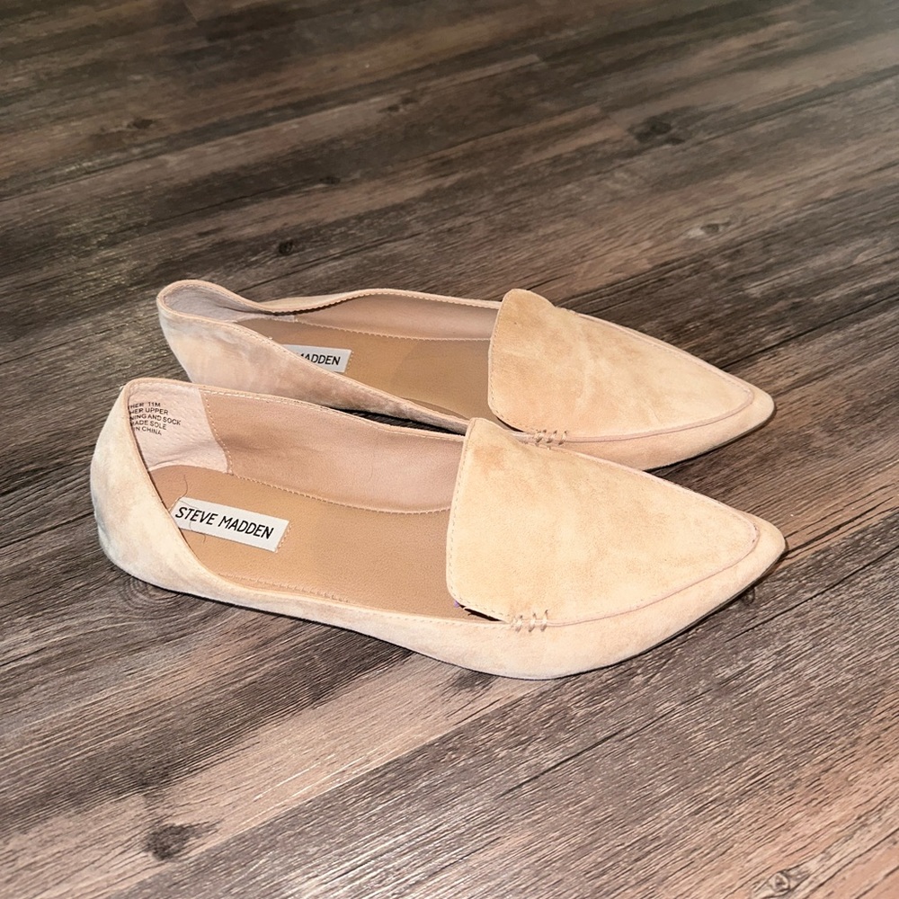 Steve Madden Feather Pointed Flats Loafers size 11 M - Picture 7 of 10